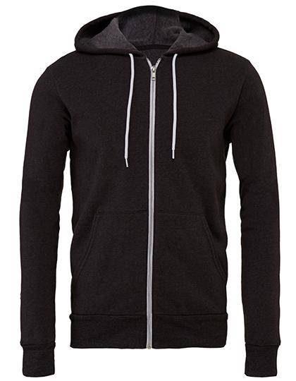 Epic Label Sweat-shirts Canvas 3739 Sweat À Capuche Zippé En Polaire Éponge Mixte