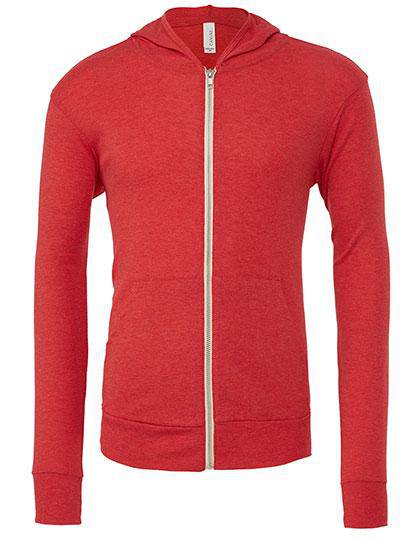 Epic Label Sweat-shirts Canvas 3939 Sweat À Capuche Léger Triblend Full-Zip Mixte