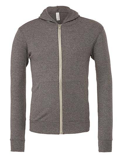 Epic Label Sweat-shirts Canvas 3939 Sweat À Capuche Léger Triblend Full-Zip Mixte