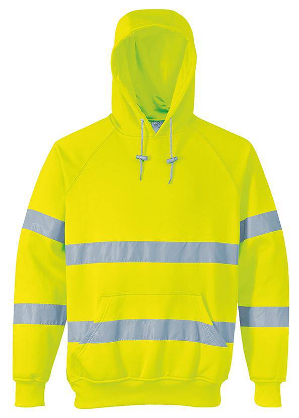 Epic Label Sweat-shirts Portwest Sweat À Capuche Haute Visibilité (B304)
