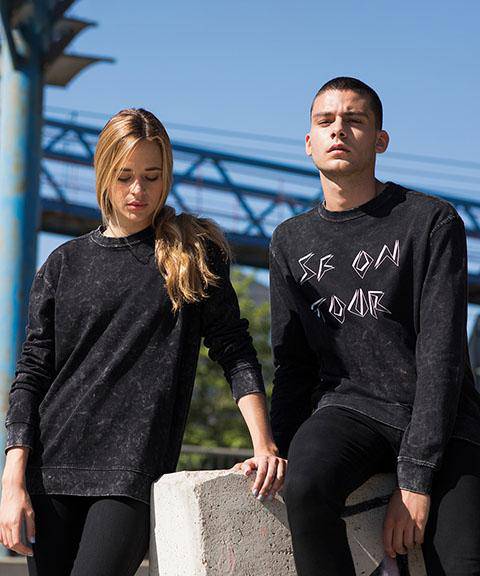 Epic Label Sweat-shirts Sf Sweat Tour Lavé Unisexe