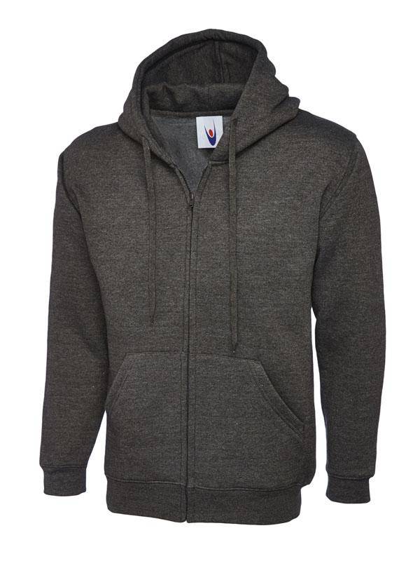 Epic Label Sweat-shirts Uneek Clothing UC504 Adults Classic Full Zip Hooded Sweatshirt Mixte