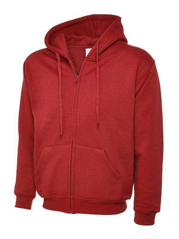 Epic Label Sweat-shirts Uneek Clothing UC504 Adults Classic Full Zip Hooded Sweatshirt Mixte
