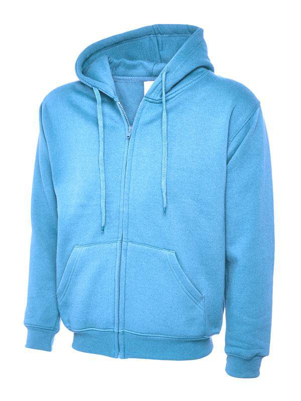 Epic Label Sweat-shirts Uneek Clothing UC504 Adults Classic Full Zip Hooded Sweatshirt Mixte