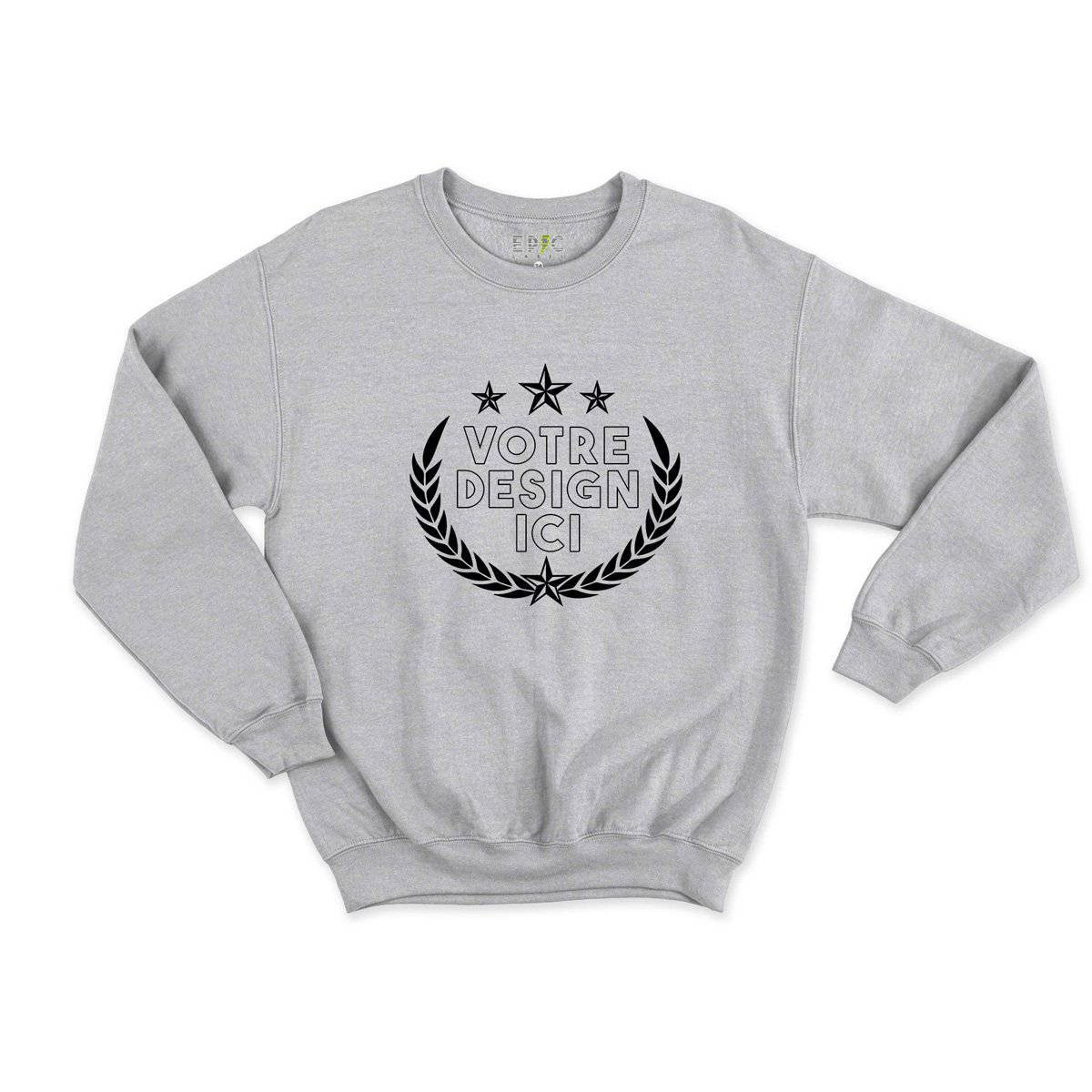 Epic Label Sweatshirt Design et Text Personnalisé Sweat Enfant