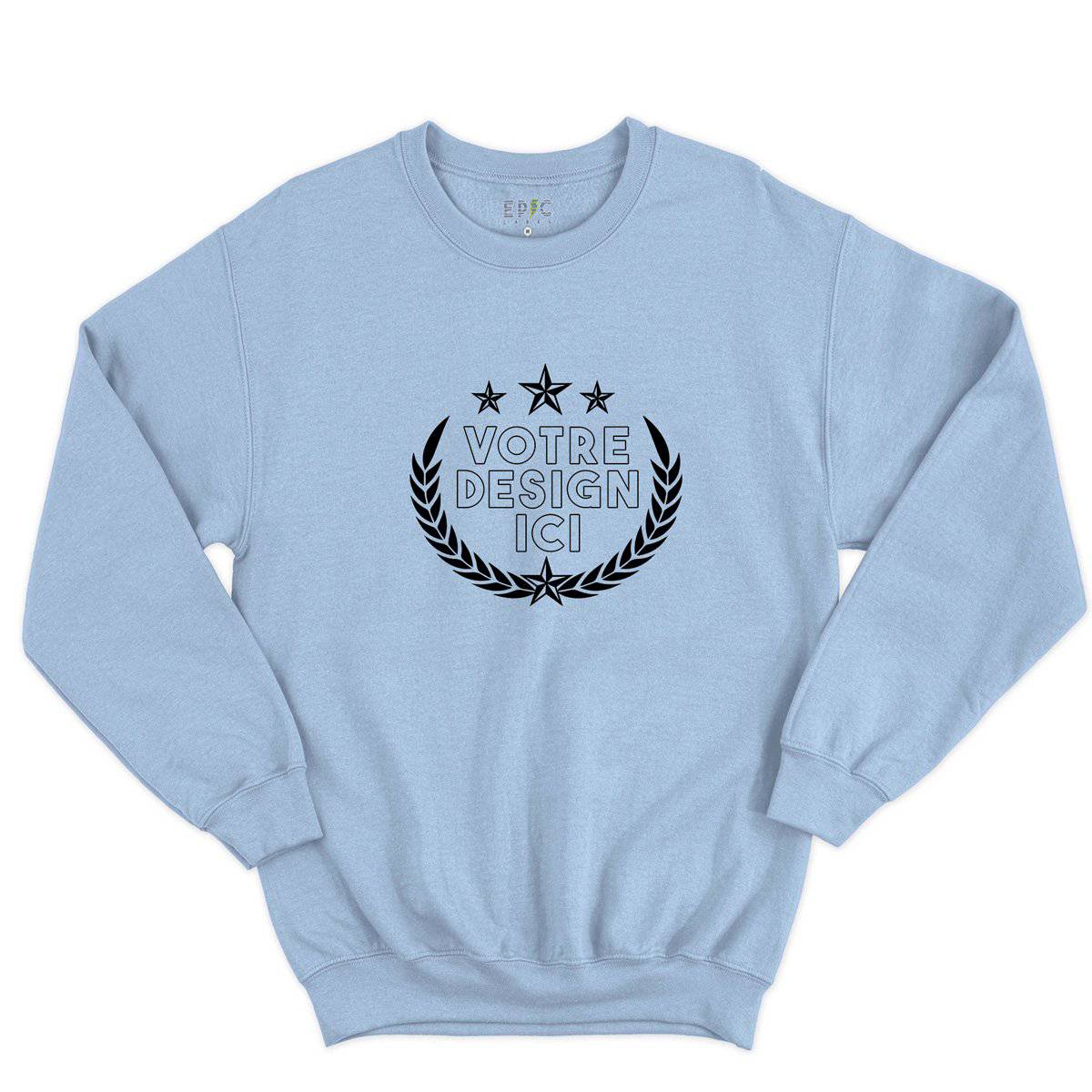 Epic Label Sweatshirt Design et Text Personnalisé Sweat-shirt Pour Homme