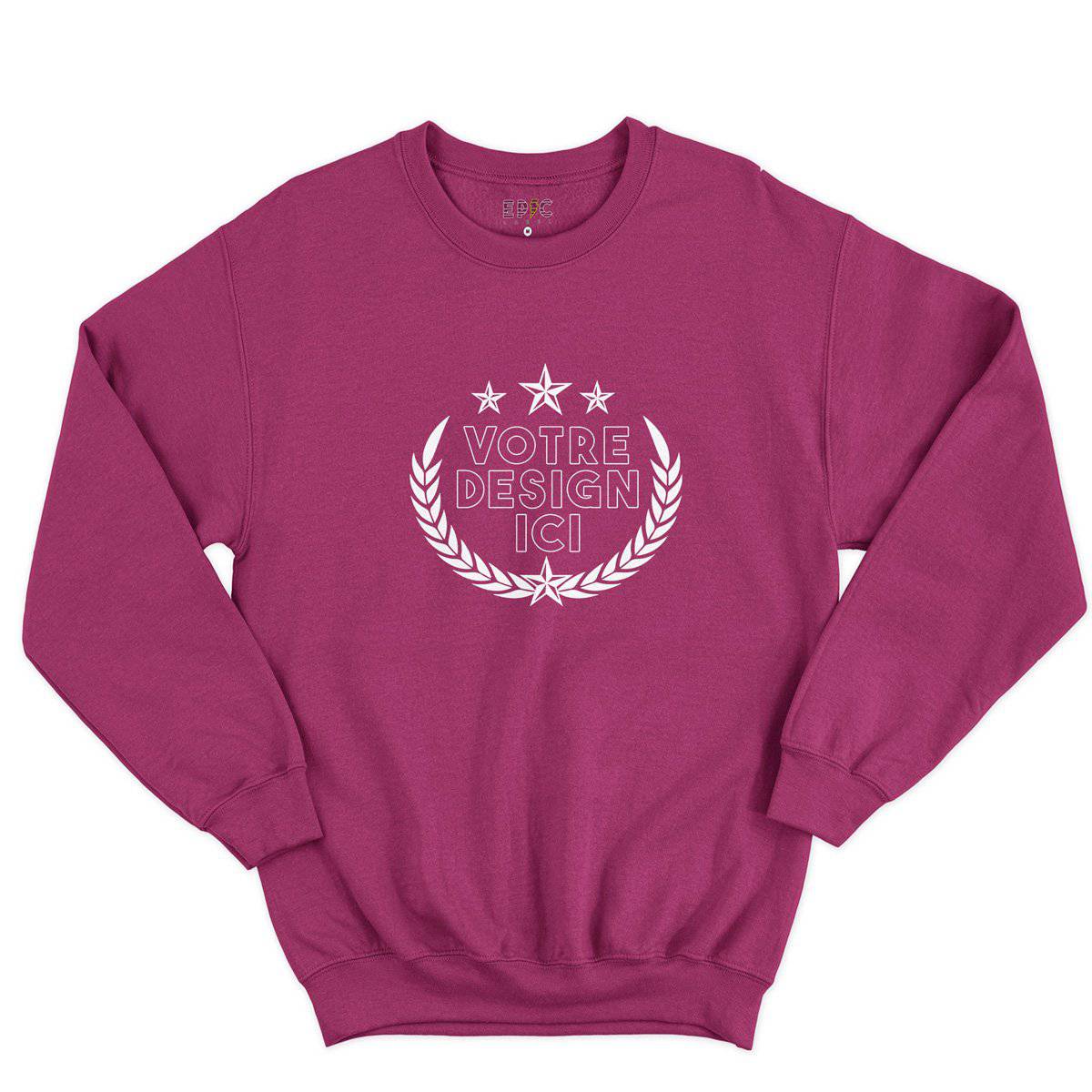 Epic Label Sweatshirt Design et Text Personnalisé Sweat-shirt Pour Homme