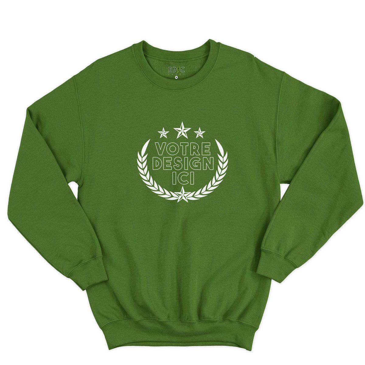 Epic Label Sweatshirt Design et Text Personnalisé Sweat-shirt Pour Homme