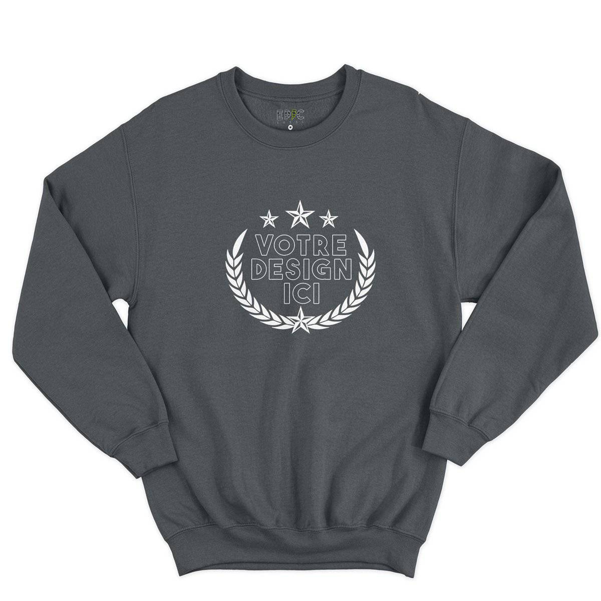 Epic Label Sweatshirt Design et Text Personnalisé Sweat-shirt Pour Homme
