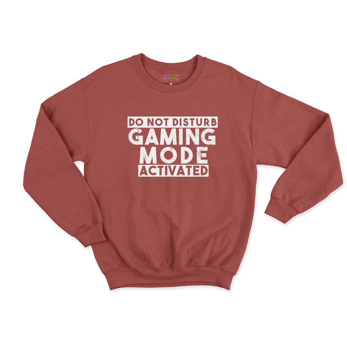 Epic Label Sweatshirt Do Not Disturb Gaming Mode Activated Sweat Enfant