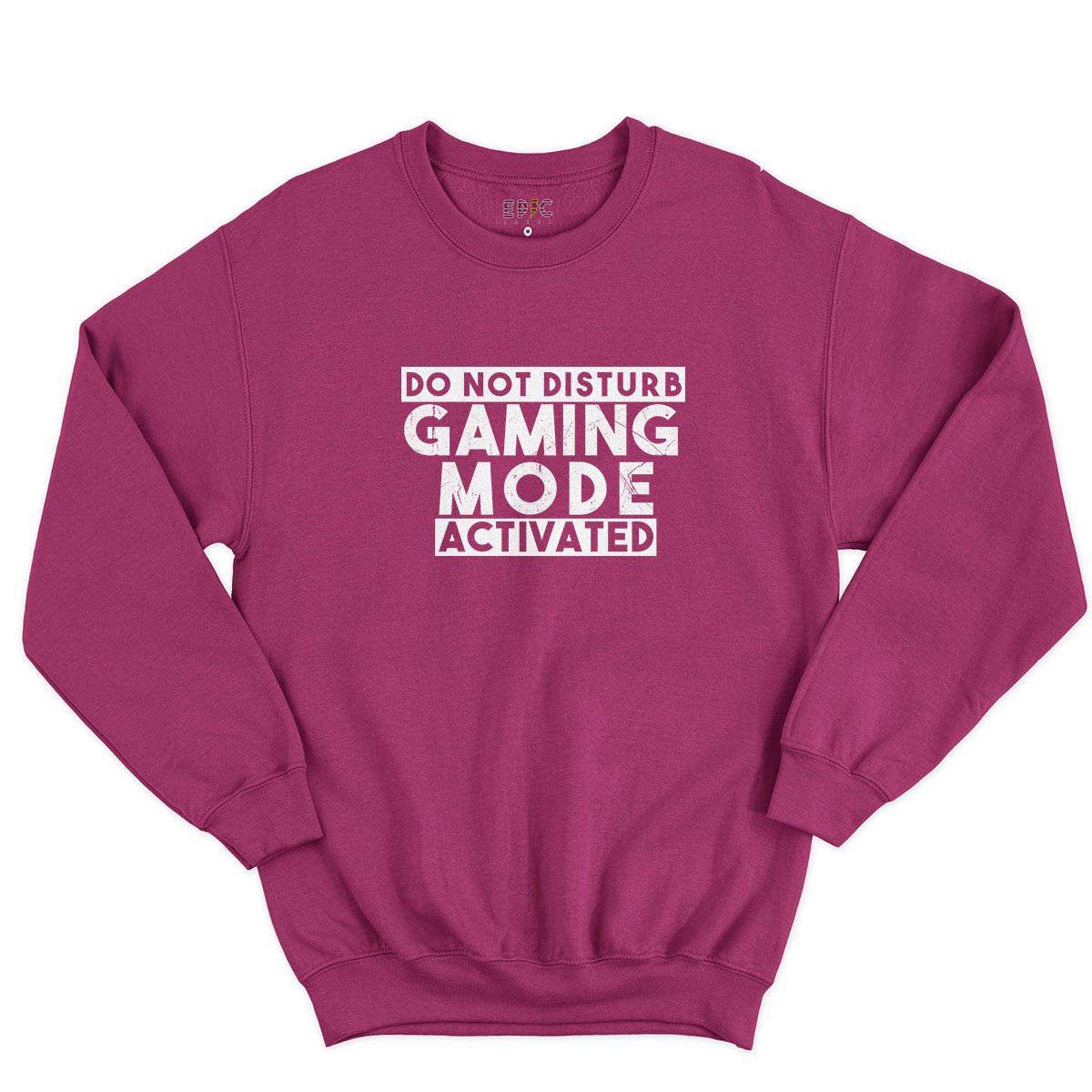 Epic Label Sweatshirt Do Not Disturb Gaming Mode Activated Sweat-shirt Pour Homme