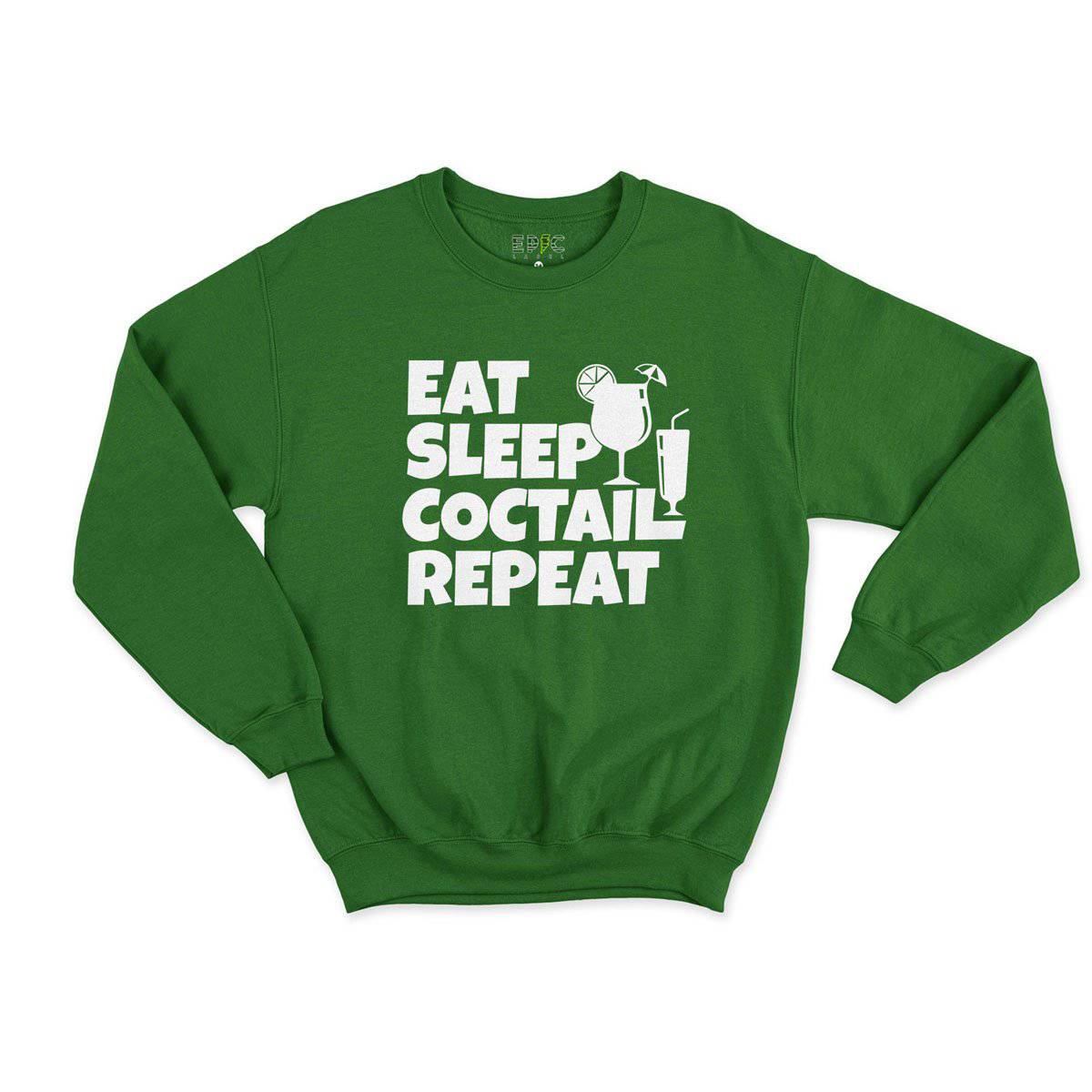 Epic Label Sweatshirt Eat Sleep Coctail Repeat Sweat Enfant