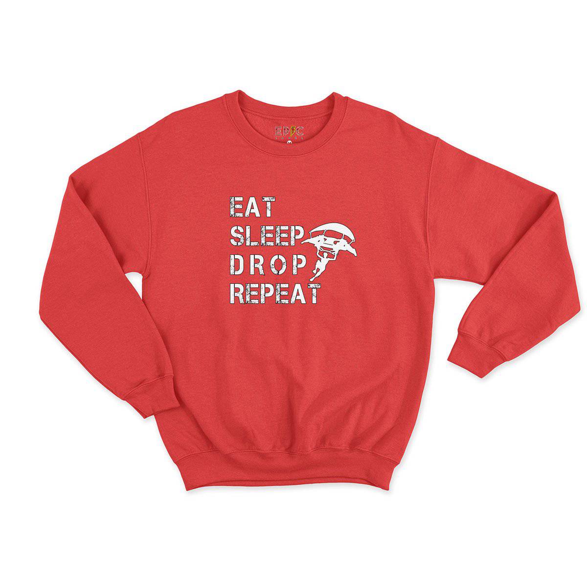 Epic Label Sweatshirt Eat Sleep Drop Repeat Sweat Enfant