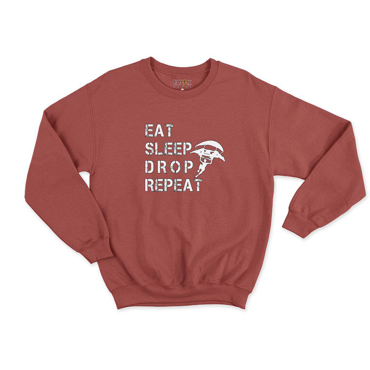 Epic Label Sweatshirt Eat Sleep Drop Repeat Sweat Enfant