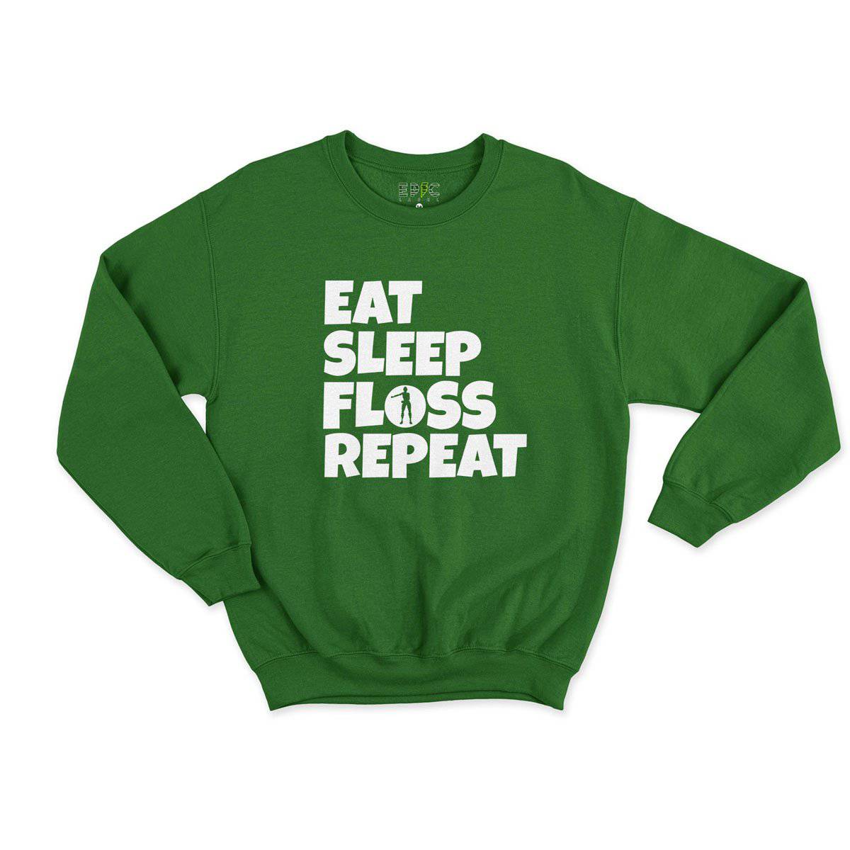 Epic Label Sweatshirt Eat Sleep Floss Repeat Sweat Enfant