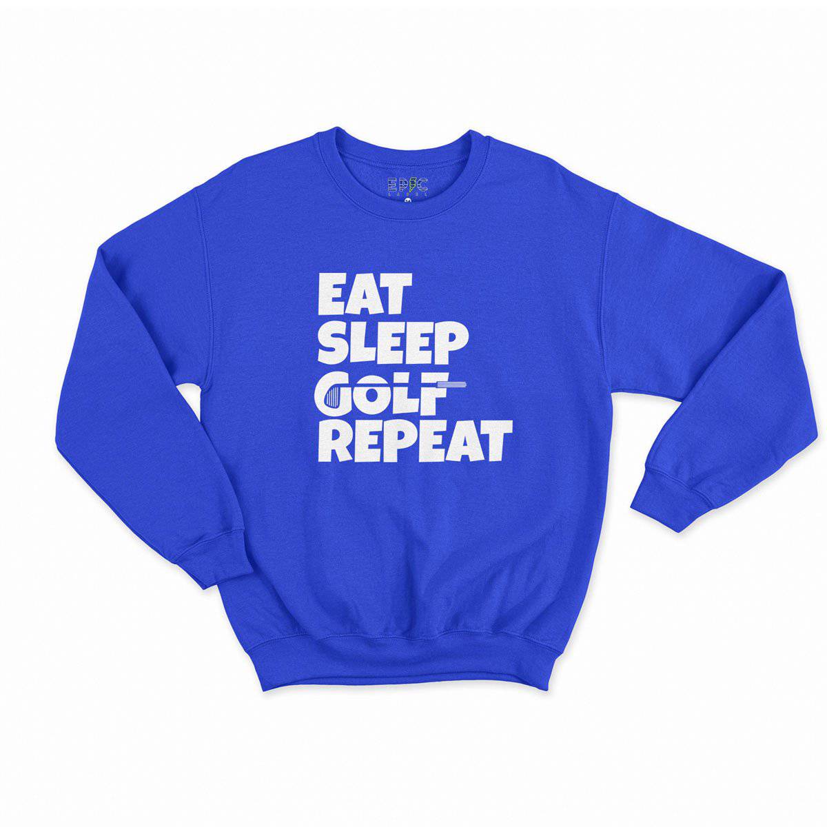 Epic Label Sweatshirt Eat Sleep Golf Repeat Sweat Enfant
