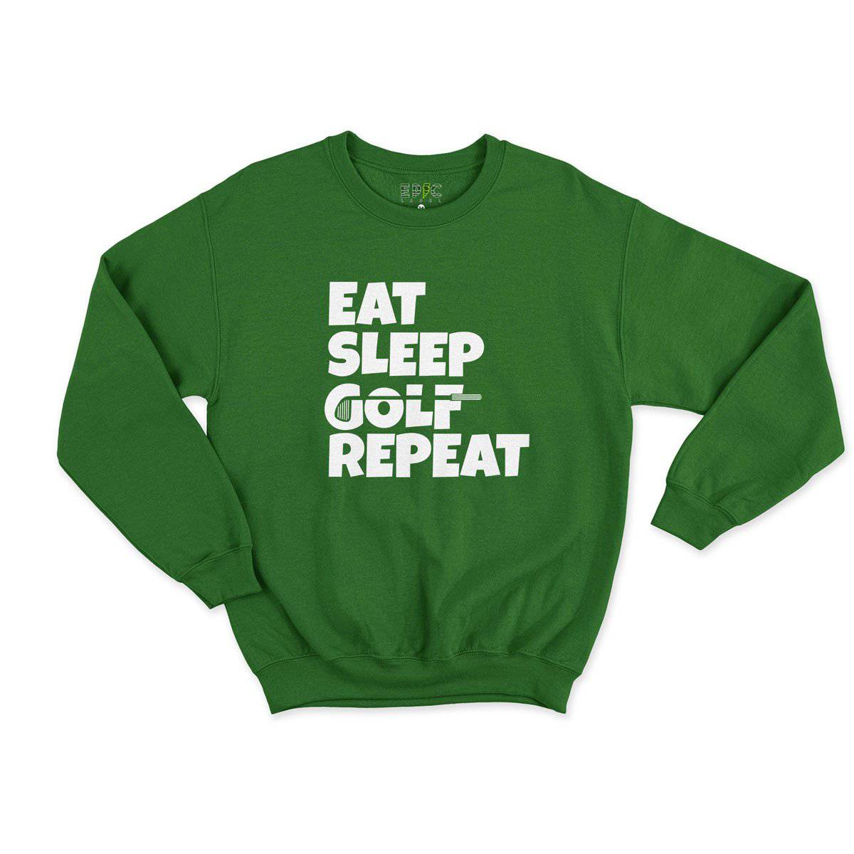 Epic Label Sweatshirt Eat Sleep Golf Repeat Sweat Enfant