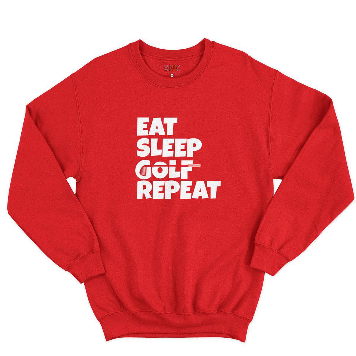 Epic Label Sweatshirt Eat Sleep Golf Repeat Sweat-shirt Pour Homme