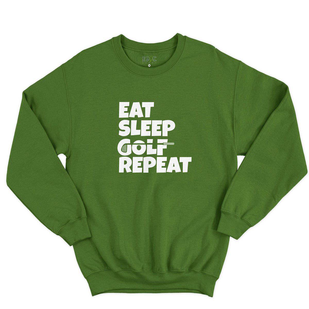 Epic Label Sweatshirt Eat Sleep Golf Repeat Sweat-shirt Pour Homme