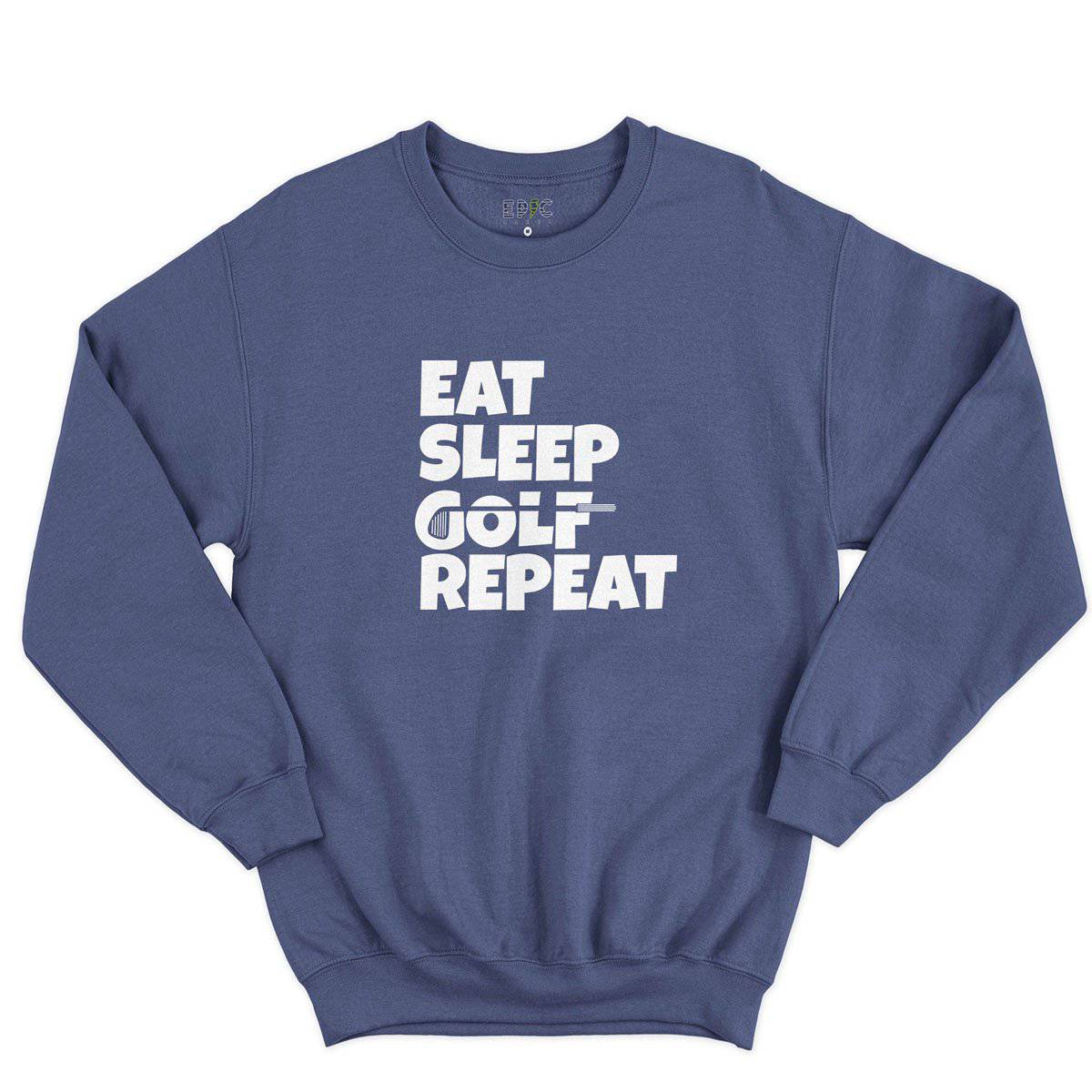 Epic Label Sweatshirt Eat Sleep Golf Repeat Sweat-shirt Pour Homme