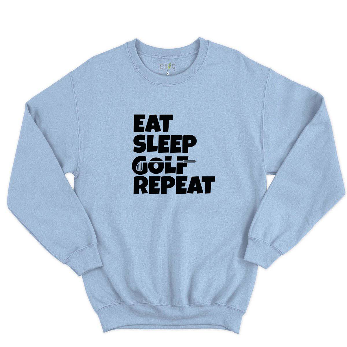 Epic Label Sweatshirt Eat Sleep Golf Repeat Sweat-shirt Pour Homme