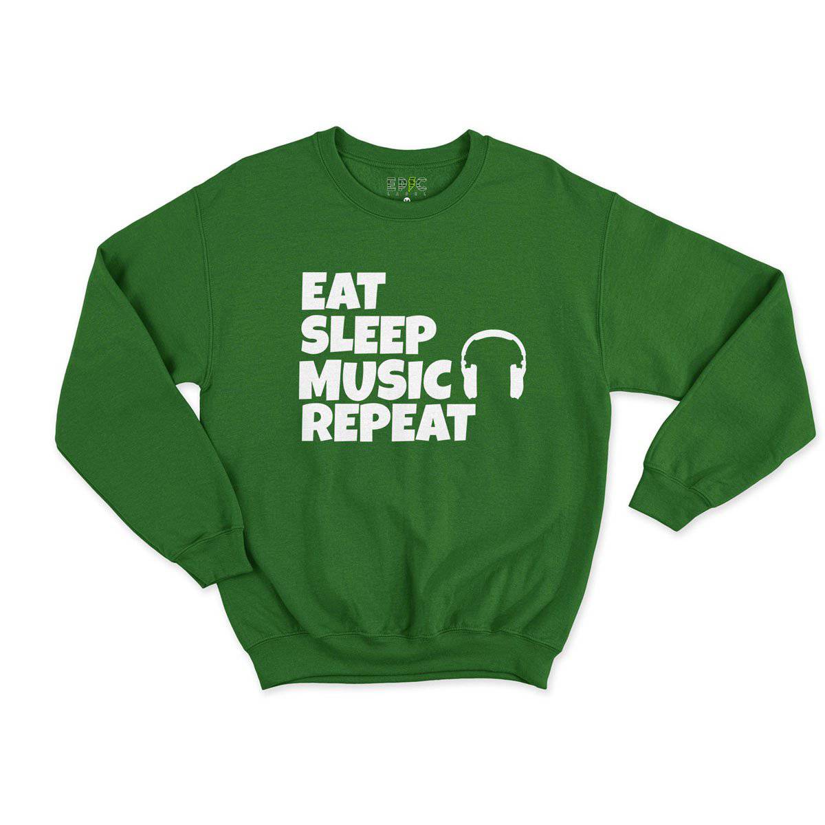 Epic Label Sweatshirt Eat Sleep Music Repeat Sweat Enfant