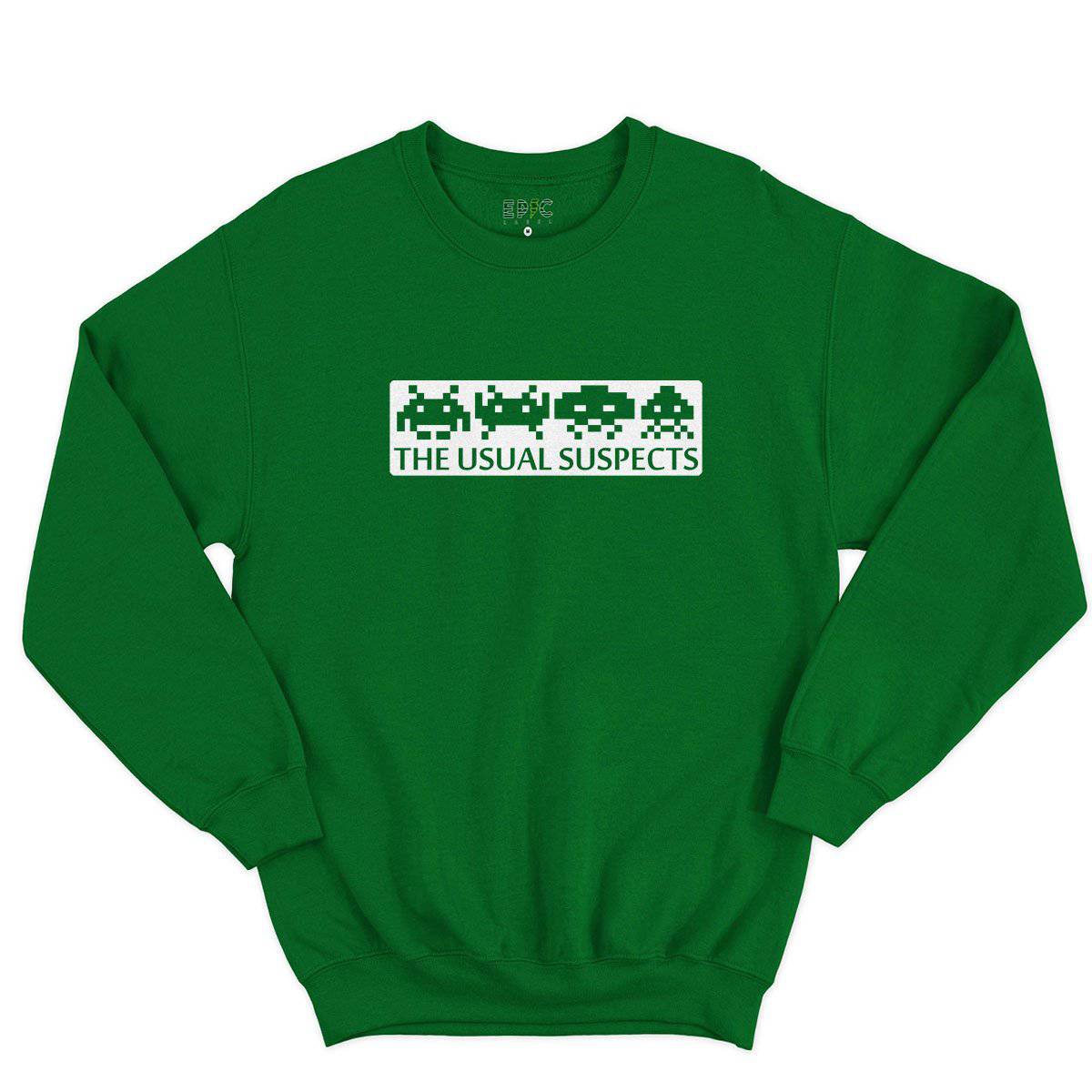 Epic Label Sweatshirt Space Invaders The Usual Suspects Sweat-shirt Pour Homme