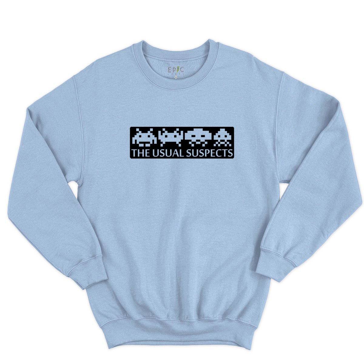 Epic Label Sweatshirt Space Invaders The Usual Suspects Sweat-shirt Pour Homme