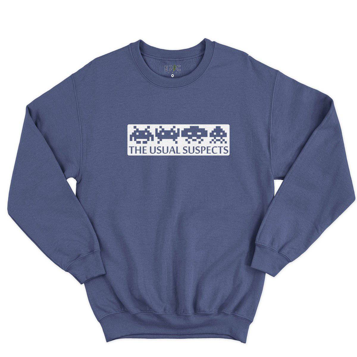 Epic Label Sweatshirt Space Invaders The Usual Suspects Sweat-shirt Pour Homme