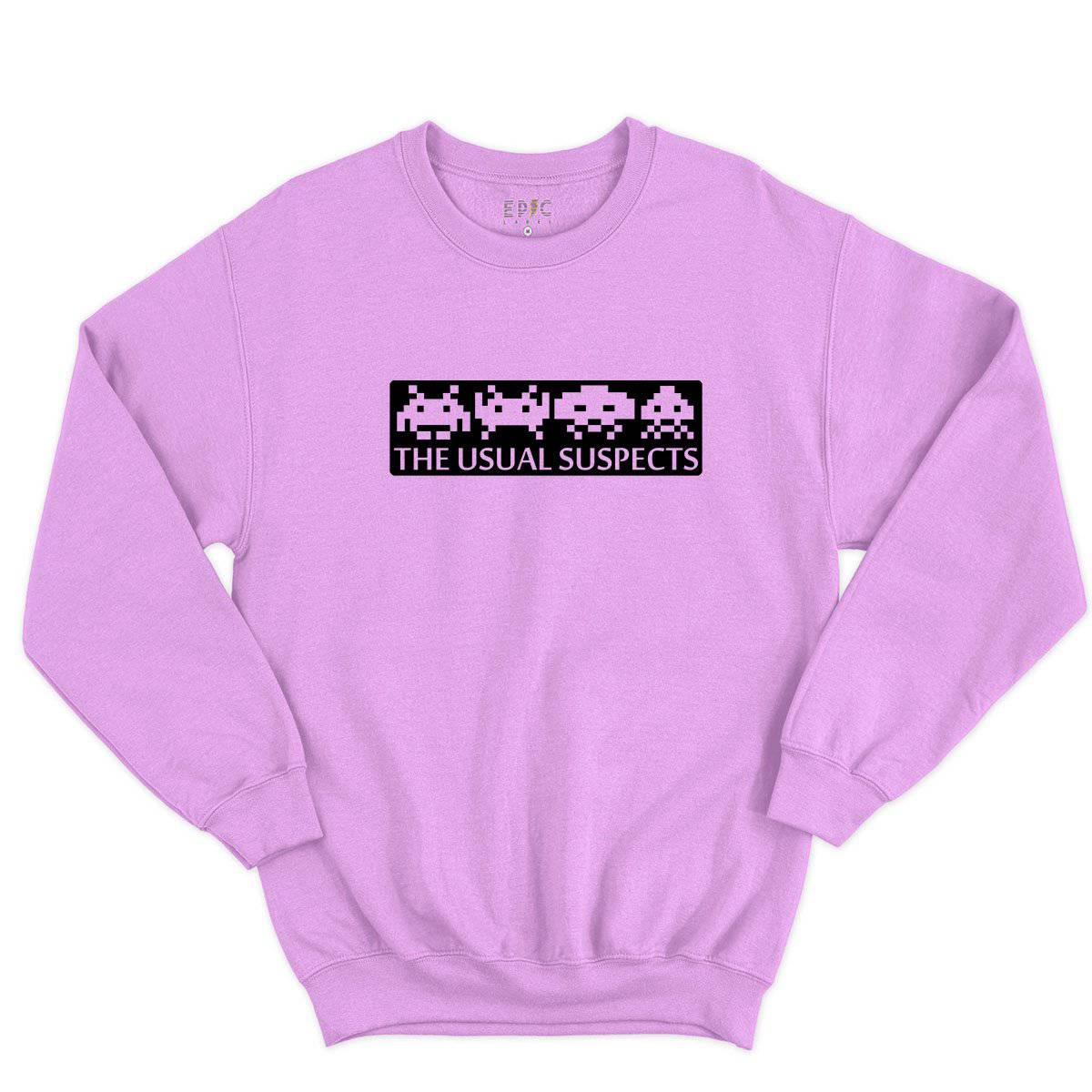 Epic Label Sweatshirt Space Invaders The Usual Suspects Sweat-shirt Pour Homme