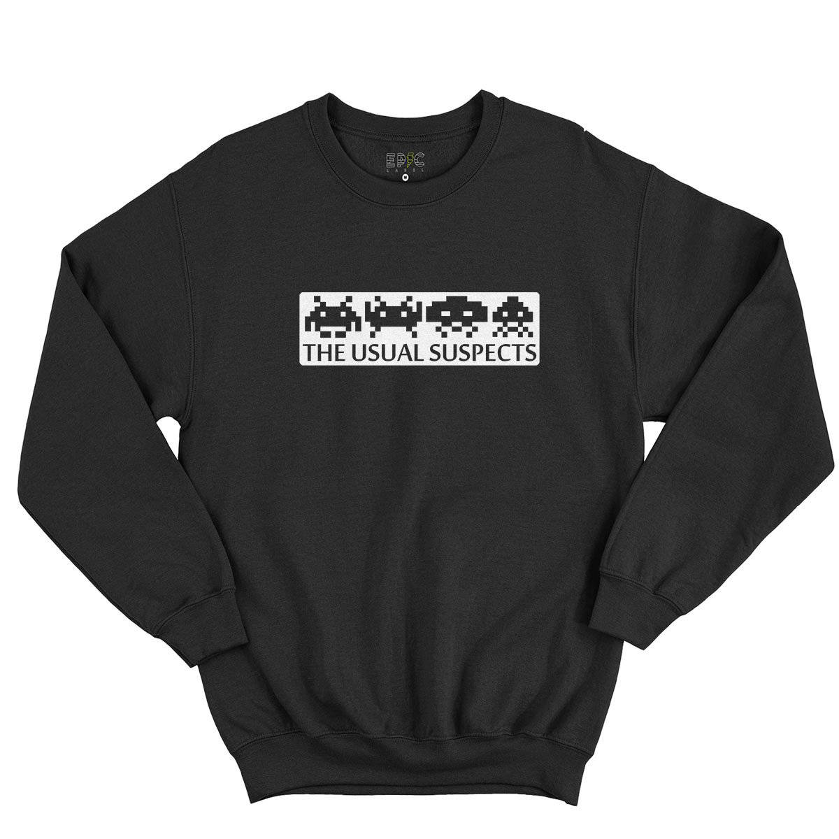Epic Label Sweatshirt Space Invaders The Usual Suspects Sweat-shirt Pour Homme