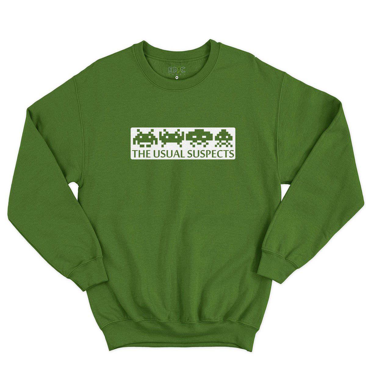 Epic Label Sweatshirt Space Invaders The Usual Suspects Sweat-shirt Pour Homme