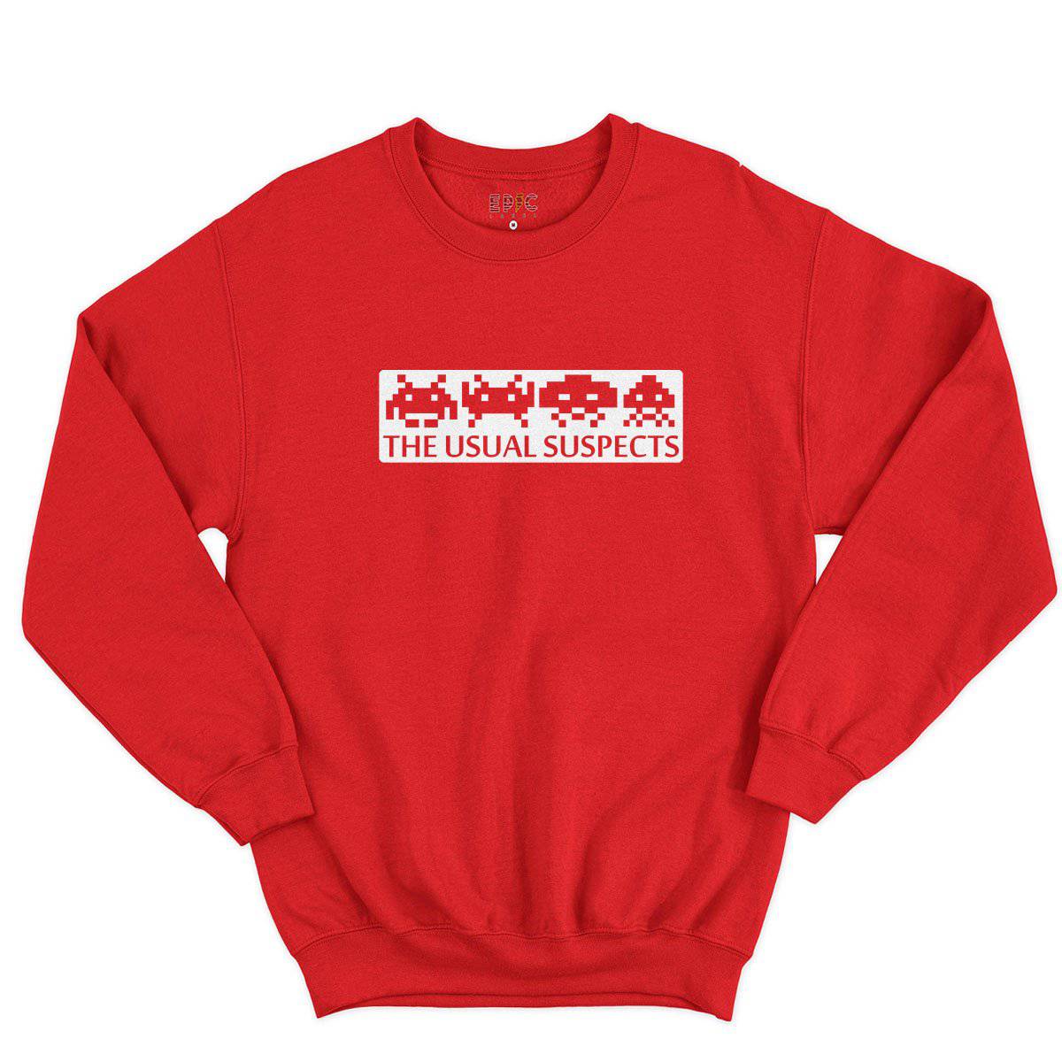 Epic Label Sweatshirt Space Invaders The Usual Suspects Sweat-shirt Pour Homme