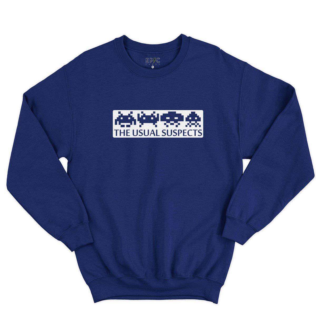 Epic Label Sweatshirt Space Invaders The Usual Suspects Sweat-shirt Pour Homme