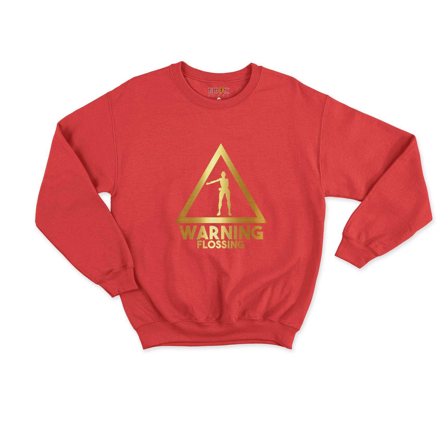 Epic Label Sweatshirt Warning Flossing Sweat Enfant
