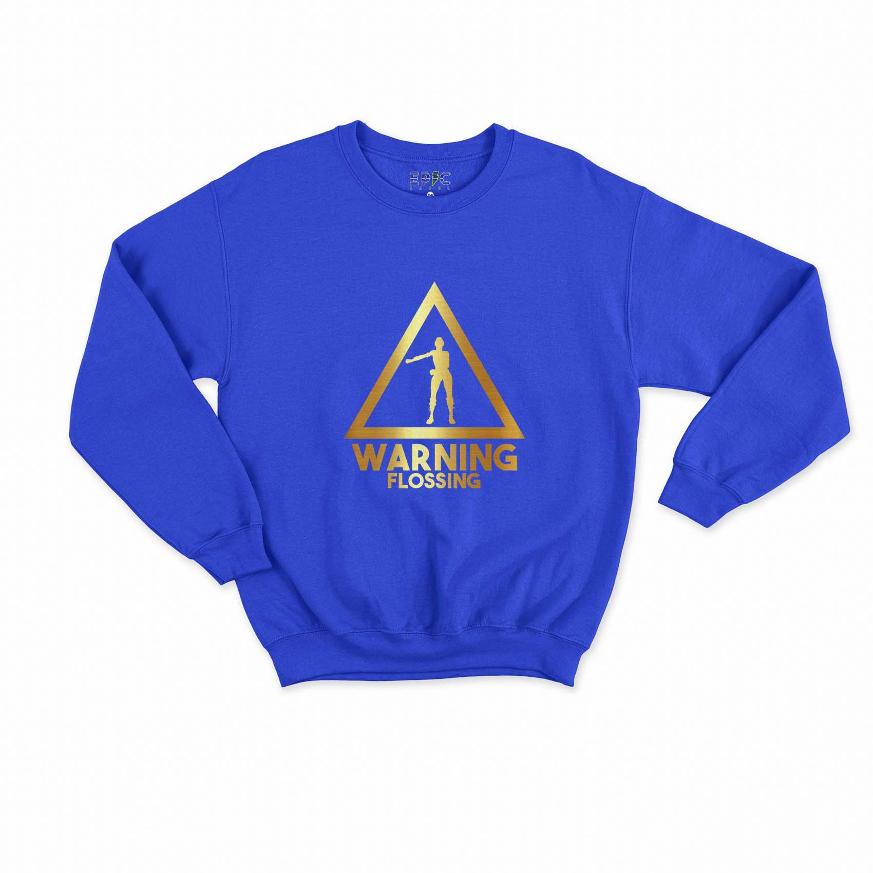 Epic Label Sweatshirt Warning Flossing Sweat Enfant