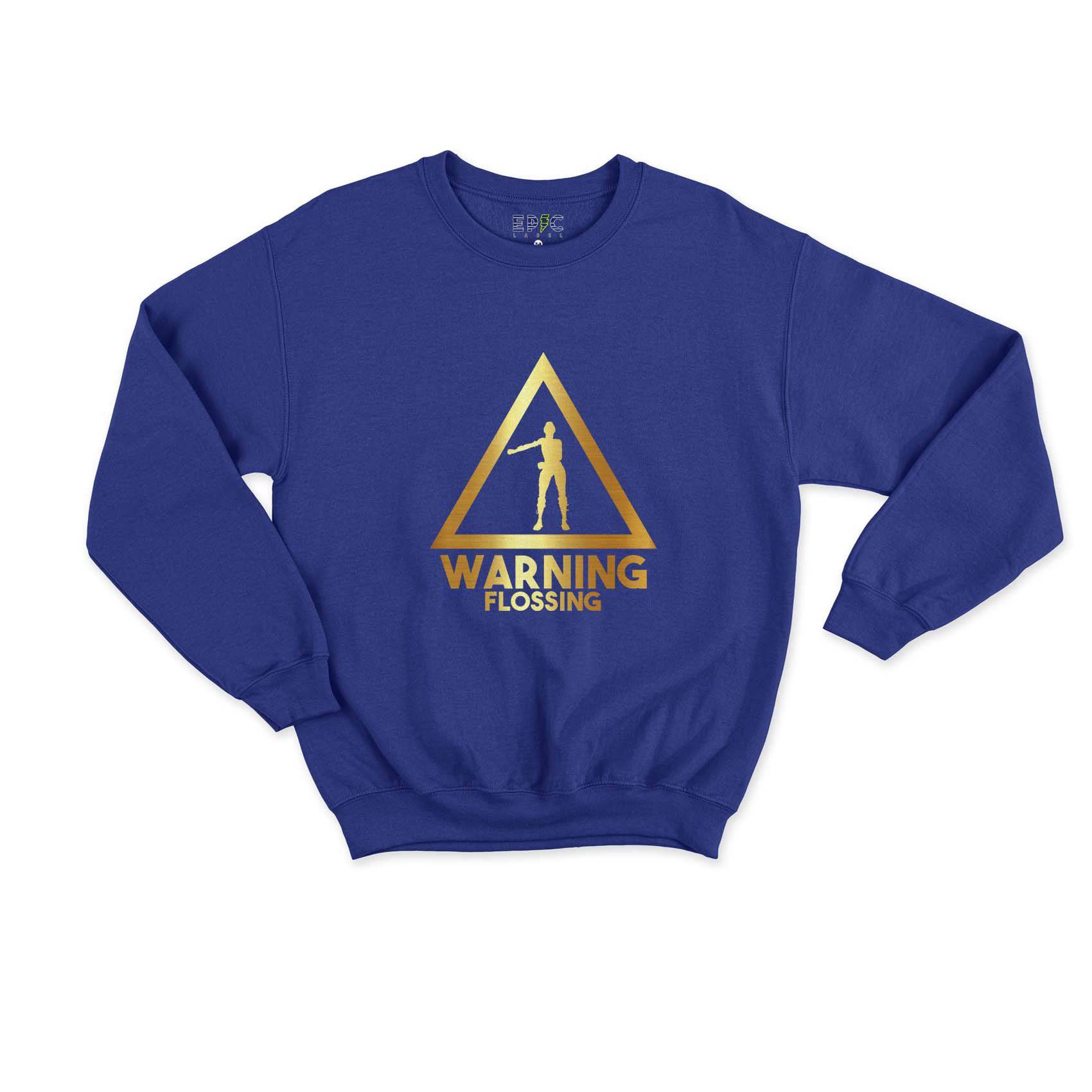 Epic Label Sweatshirt Warning Flossing Sweat Enfant