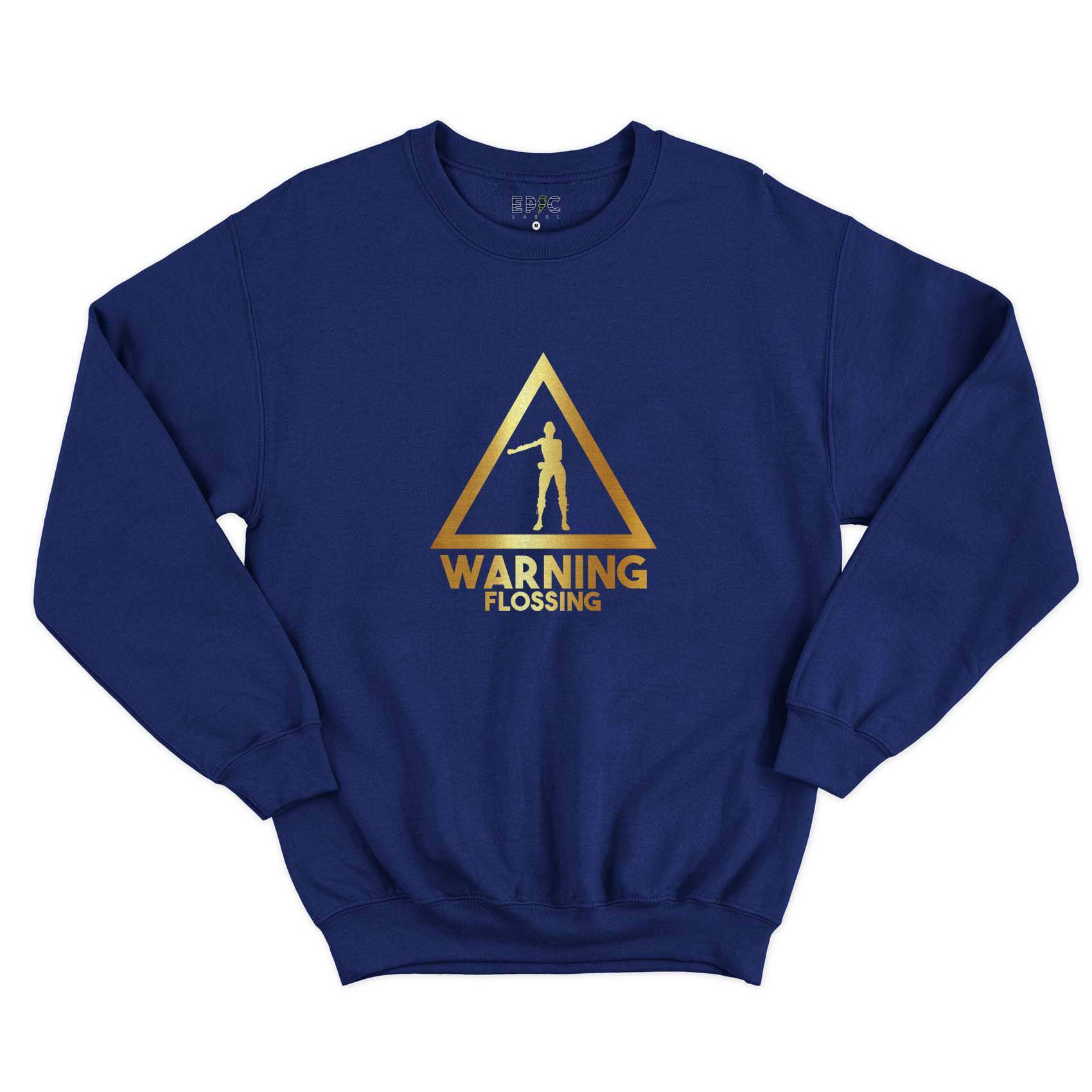 Epic Label Sweatshirt Warning Flossing Sweat-shirt Pour Homme