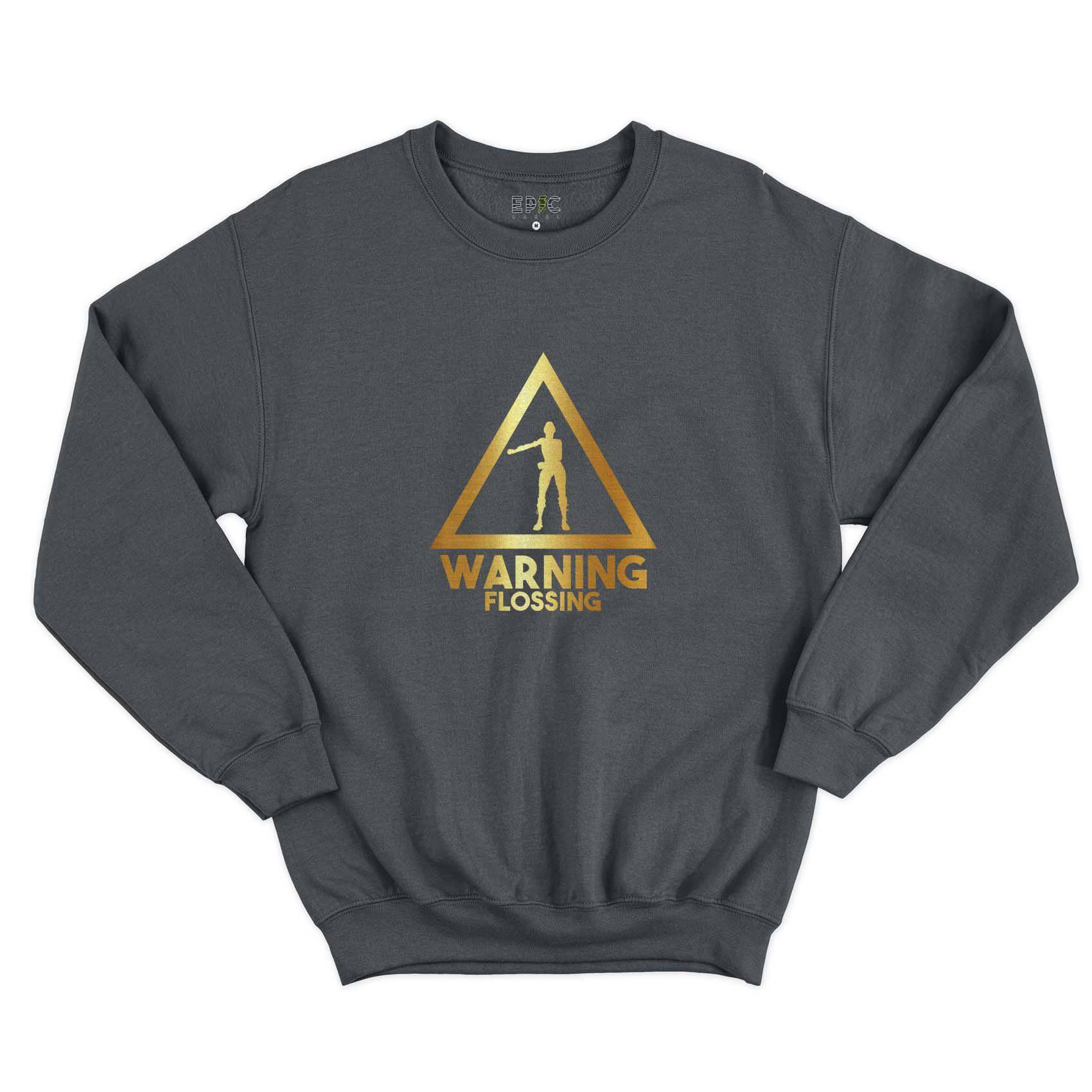 Epic Label Sweatshirt Warning Flossing Sweat-shirt Pour Homme