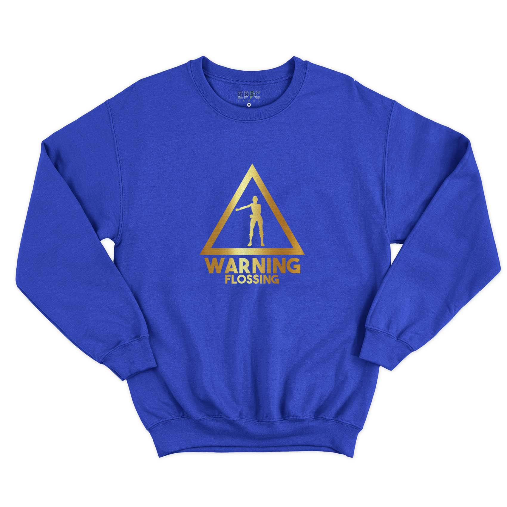 Epic Label Sweatshirt Warning Flossing Sweat-shirt Pour Homme