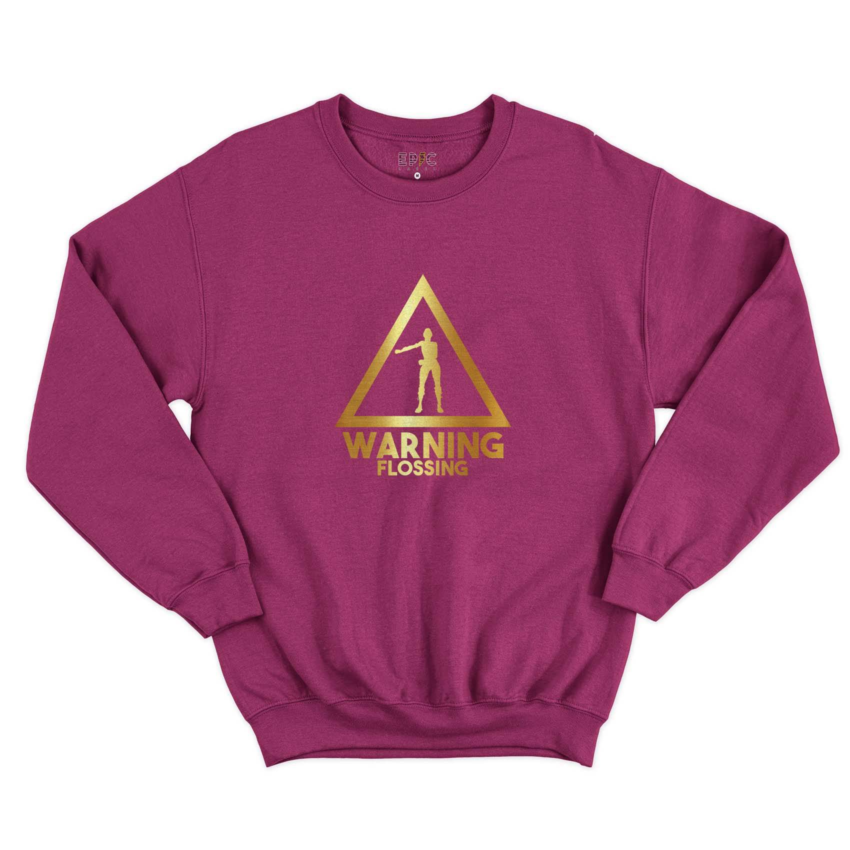 Epic Label Sweatshirt Warning Flossing Sweat-shirt Pour Homme