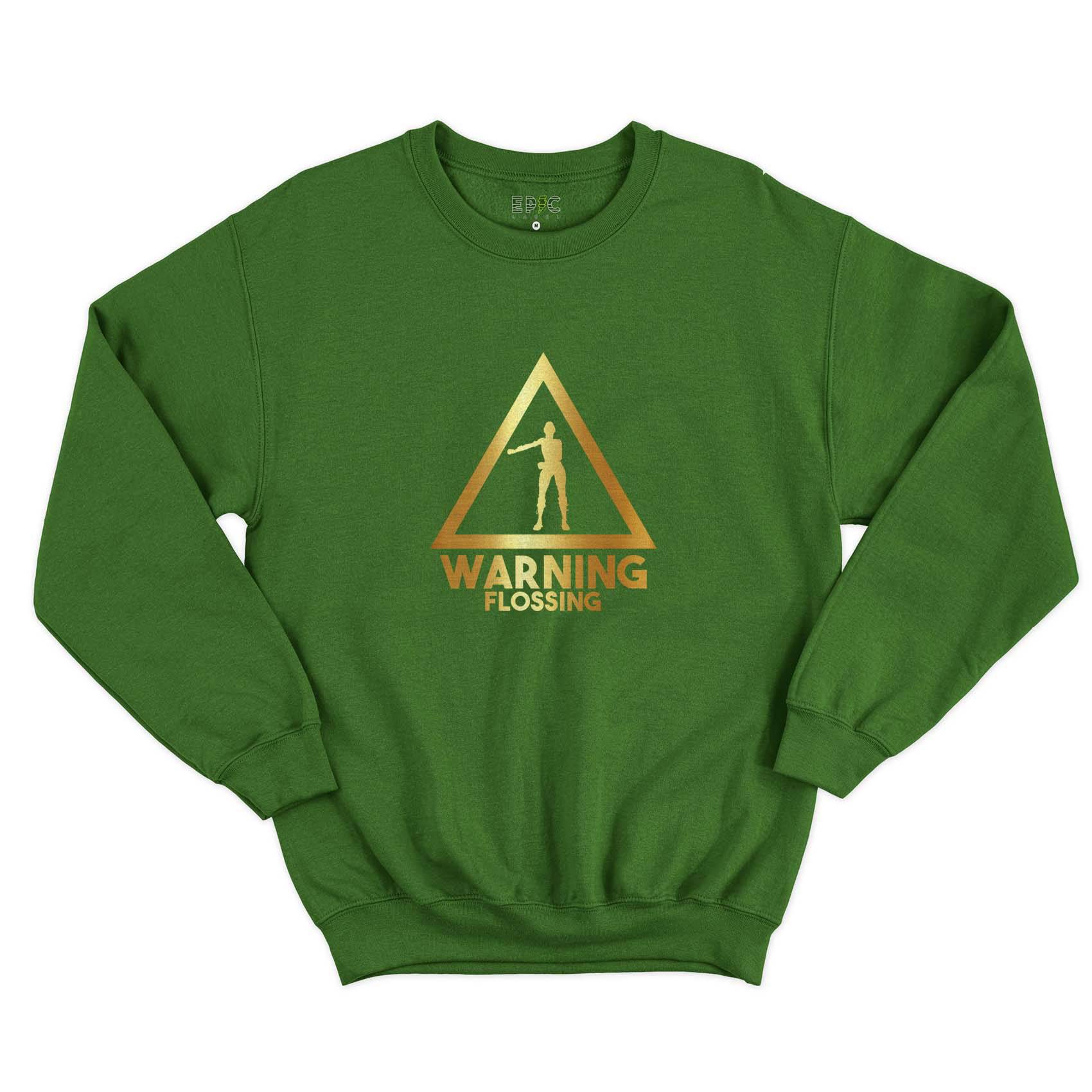 Epic Label Sweatshirt Warning Flossing Sweat-shirt Pour Homme