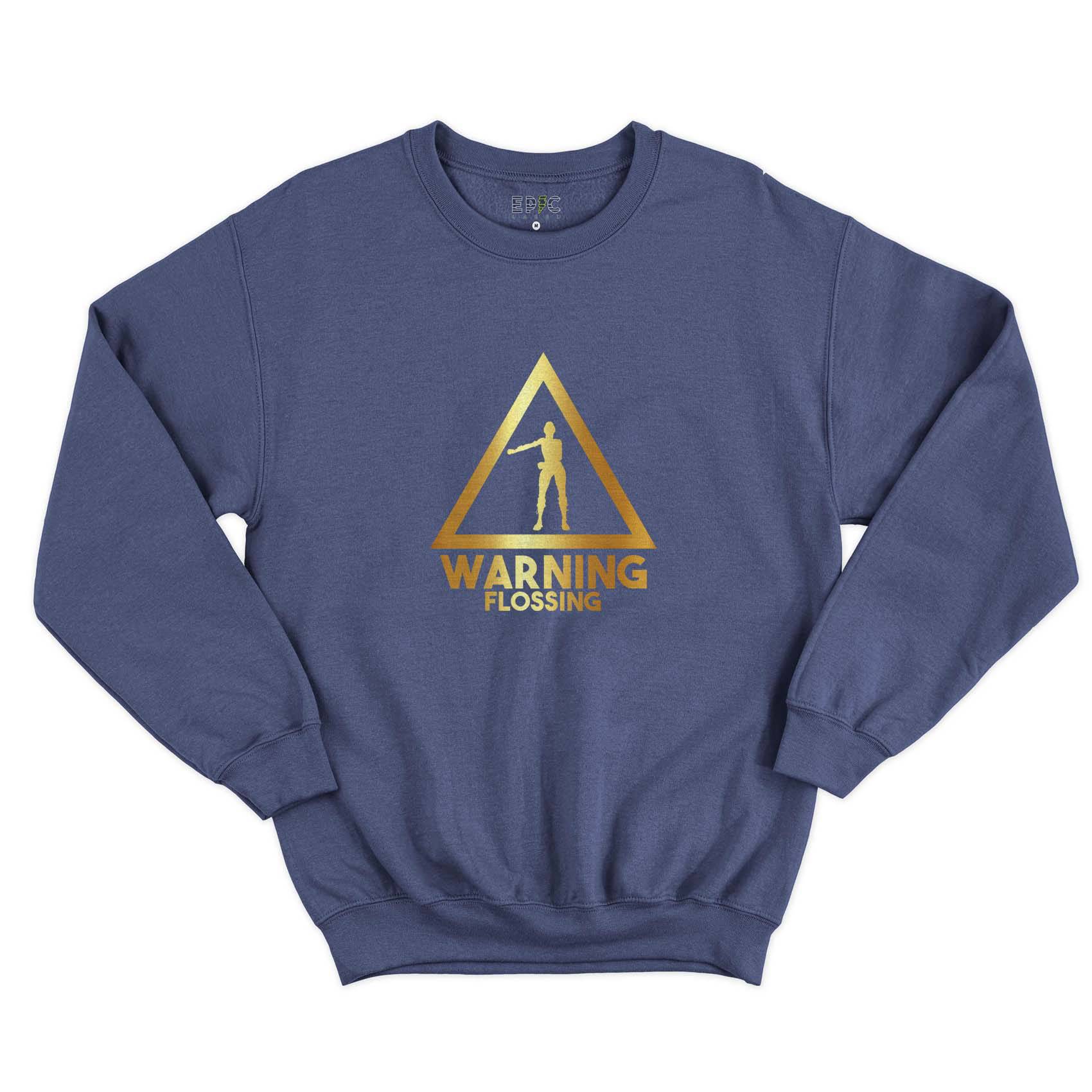 Epic Label Sweatshirt Warning Flossing Sweat-shirt Pour Homme