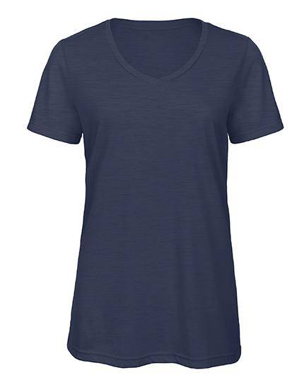 Epic Label T-shirts B&C Tw058 V-Neck Triblend T-Shirt /Pour Femme