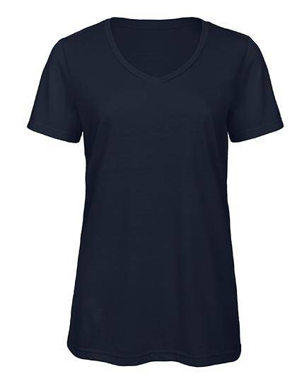 Epic Label T-shirts B&C Tw058 V-Neck Triblend T-Shirt /Pour Femme
