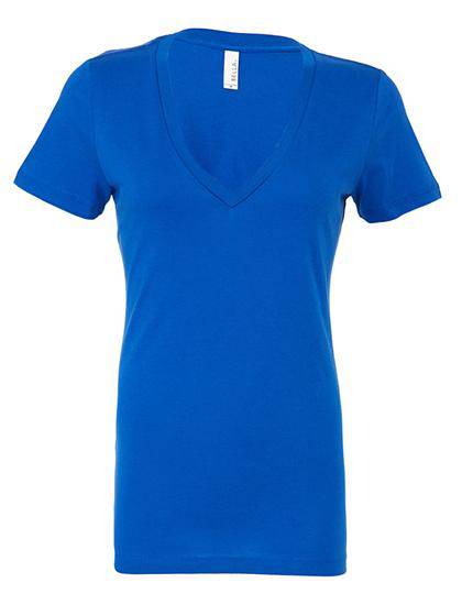 Epic Label T-shirts Bella 6035 T-Shirt En Jersey À Manches Courtes Et Col En V Profond Pour Femme