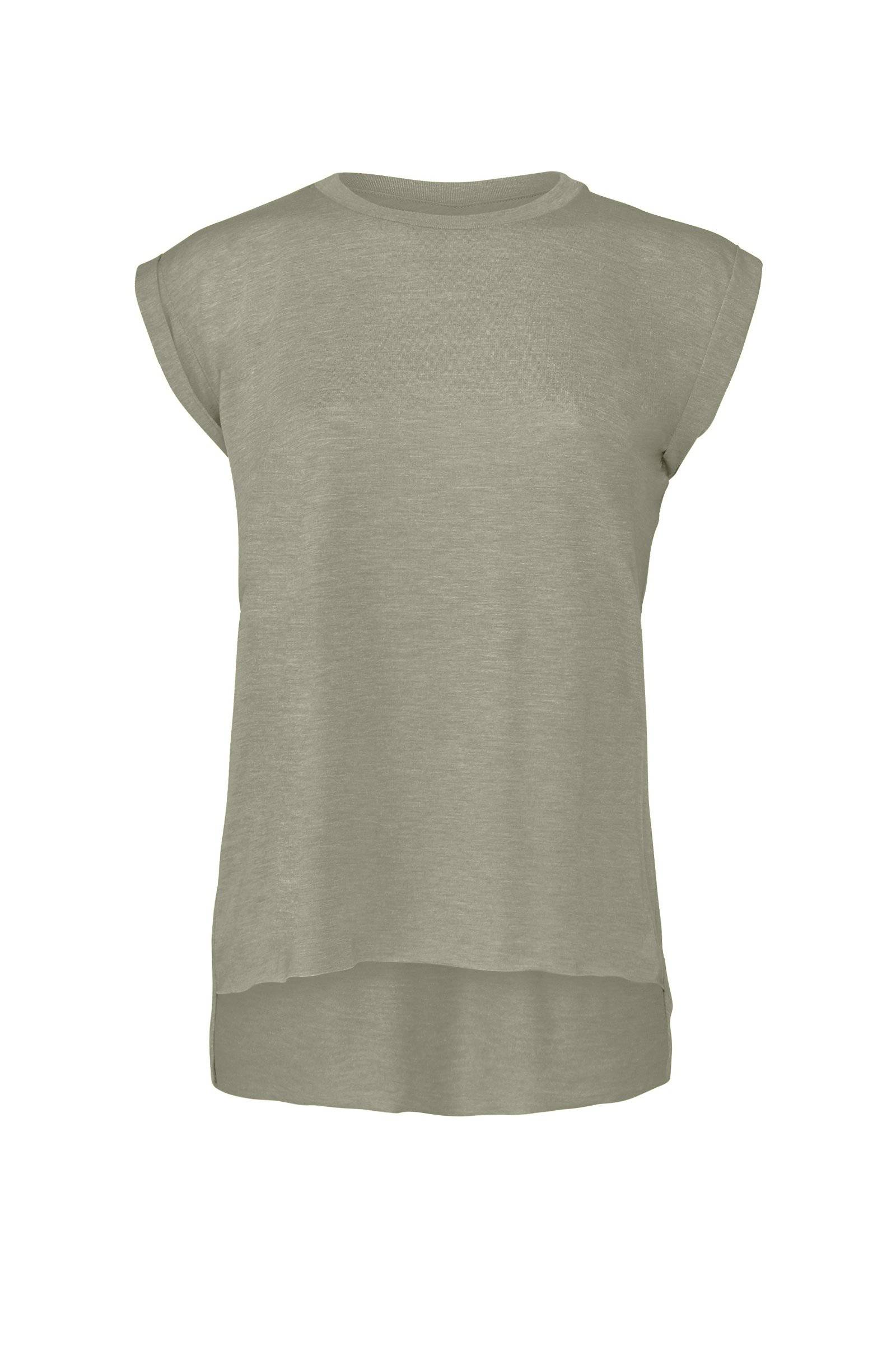 Epic Label T-shirts Bella 8804 T-Shirt Fluide Pour Femme Avec Revers Roulé