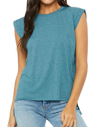 Epic Label T-shirts Bella 8804 T-Shirt Fluide Pour Femme Avec Revers Roulé