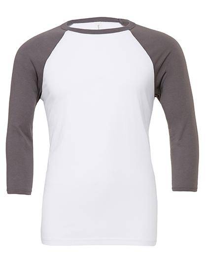 Epic Label T-shirts Canvas 3200 T-Shirt De Baseball Mixte À Manches