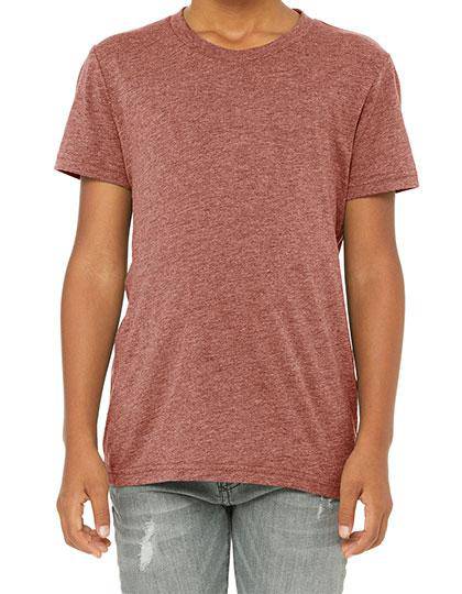 Epic Label T-shirts Canvas 3413Y T-Shirt À Manches Courtes Triblend Pour Jeunes